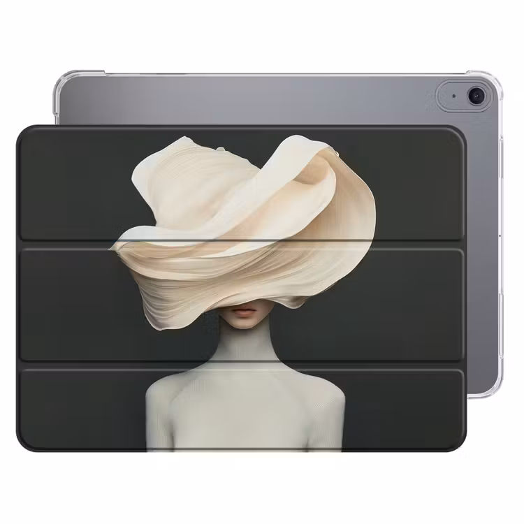 iPad hoes - Vrouw - Beige - hoed — 1