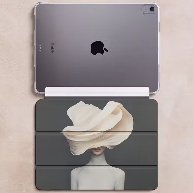 iPad hoes - Vrouw - Beige - hoed — 6