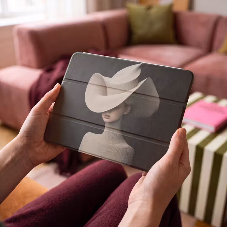 iPad hoes - Vrouw - Golvende - Hoed — 4