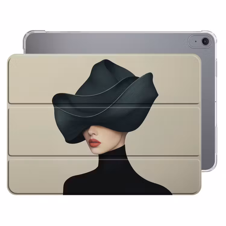 iPad hoes - Vrouw - Groen - Hoed — 1