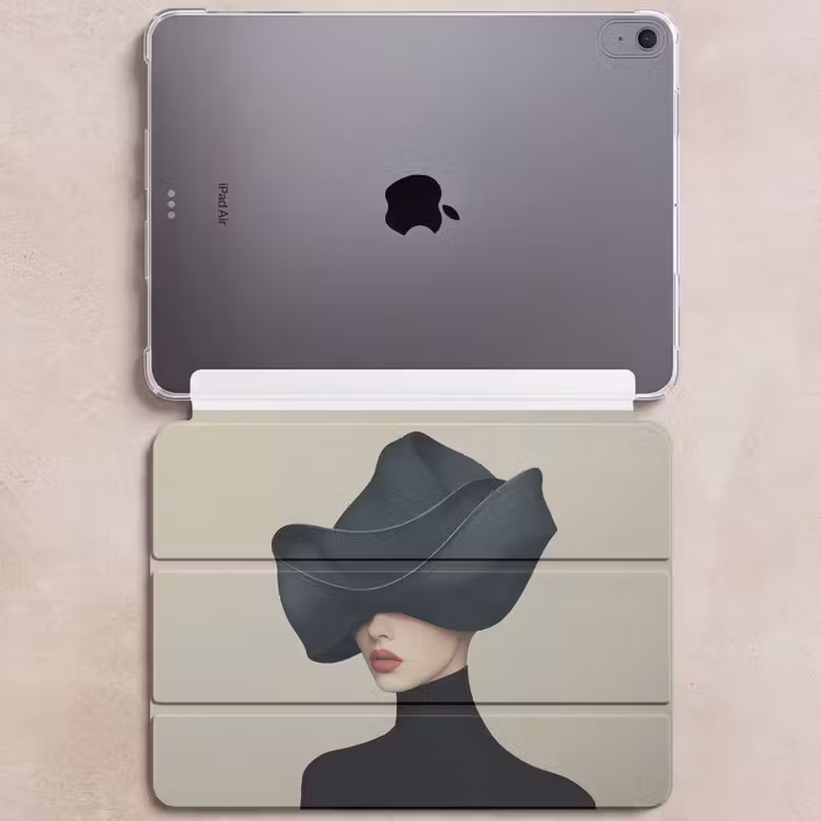 iPad hoes - Vrouw - Groen - Hoed — 6