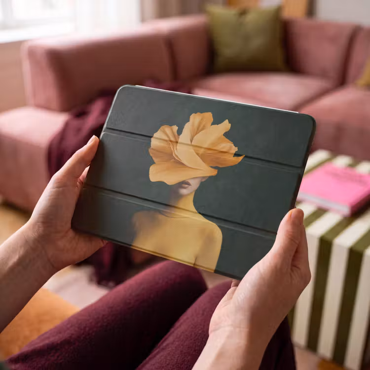 iPad hoes - Vrouw - Hoed - Geel — 4