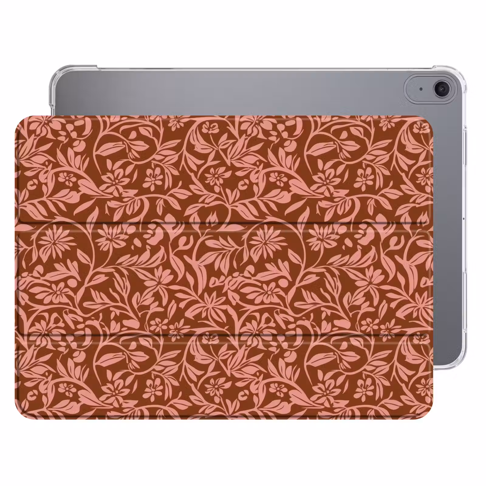 iPad hoes - Bloemen - Print - Roze — 1