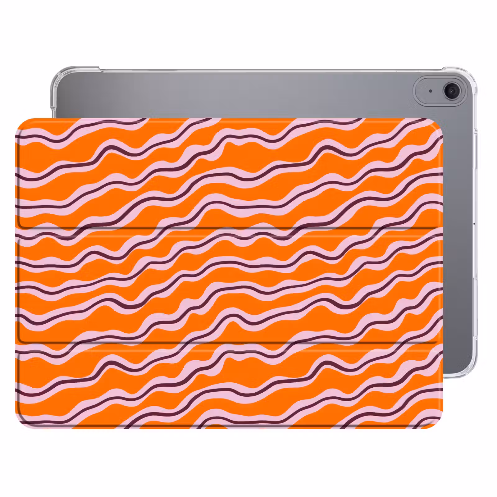 iPad hoes - Retro - Golvend - Oranje — 1