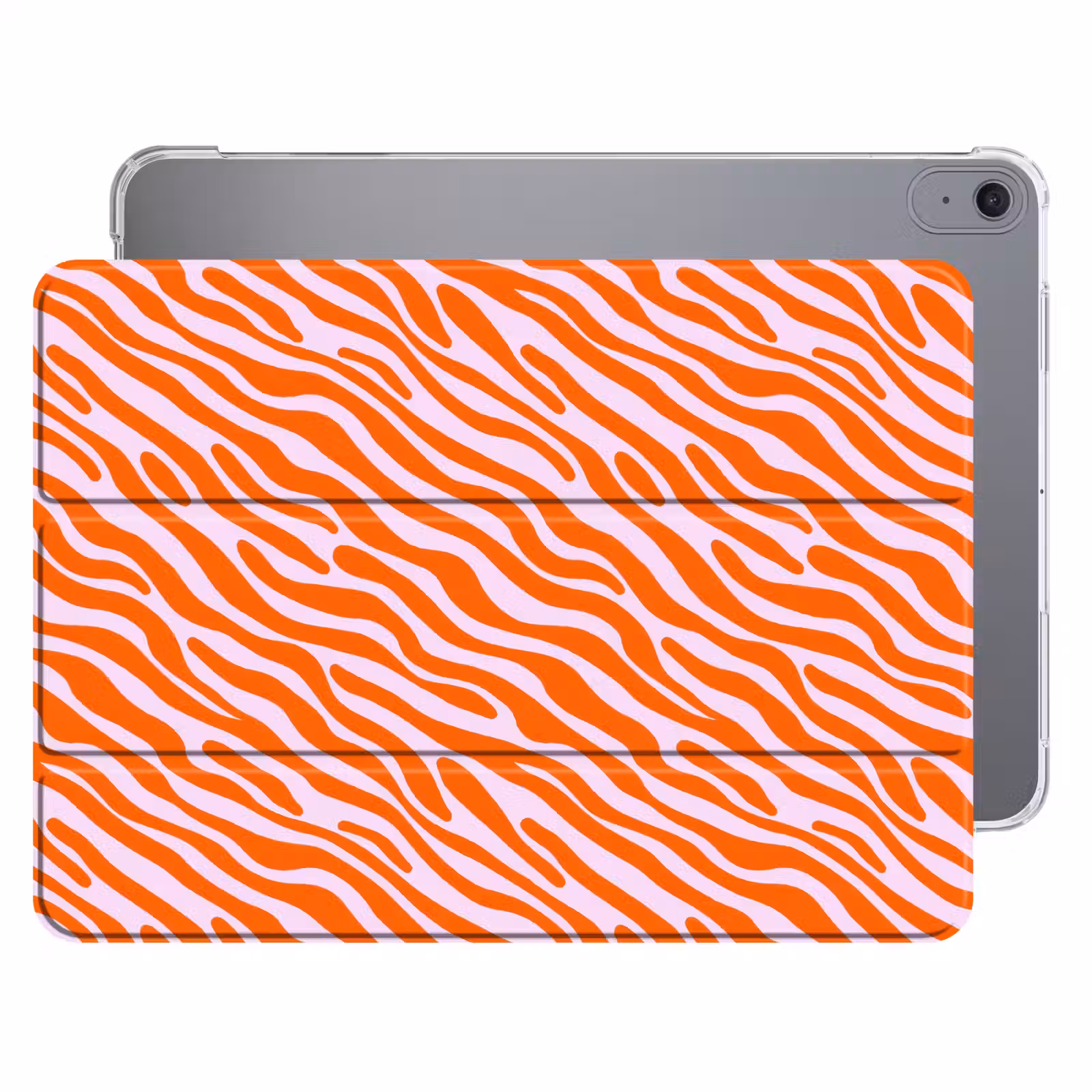iPad hoes - Strepen - Dynamisch - Oranje — 1