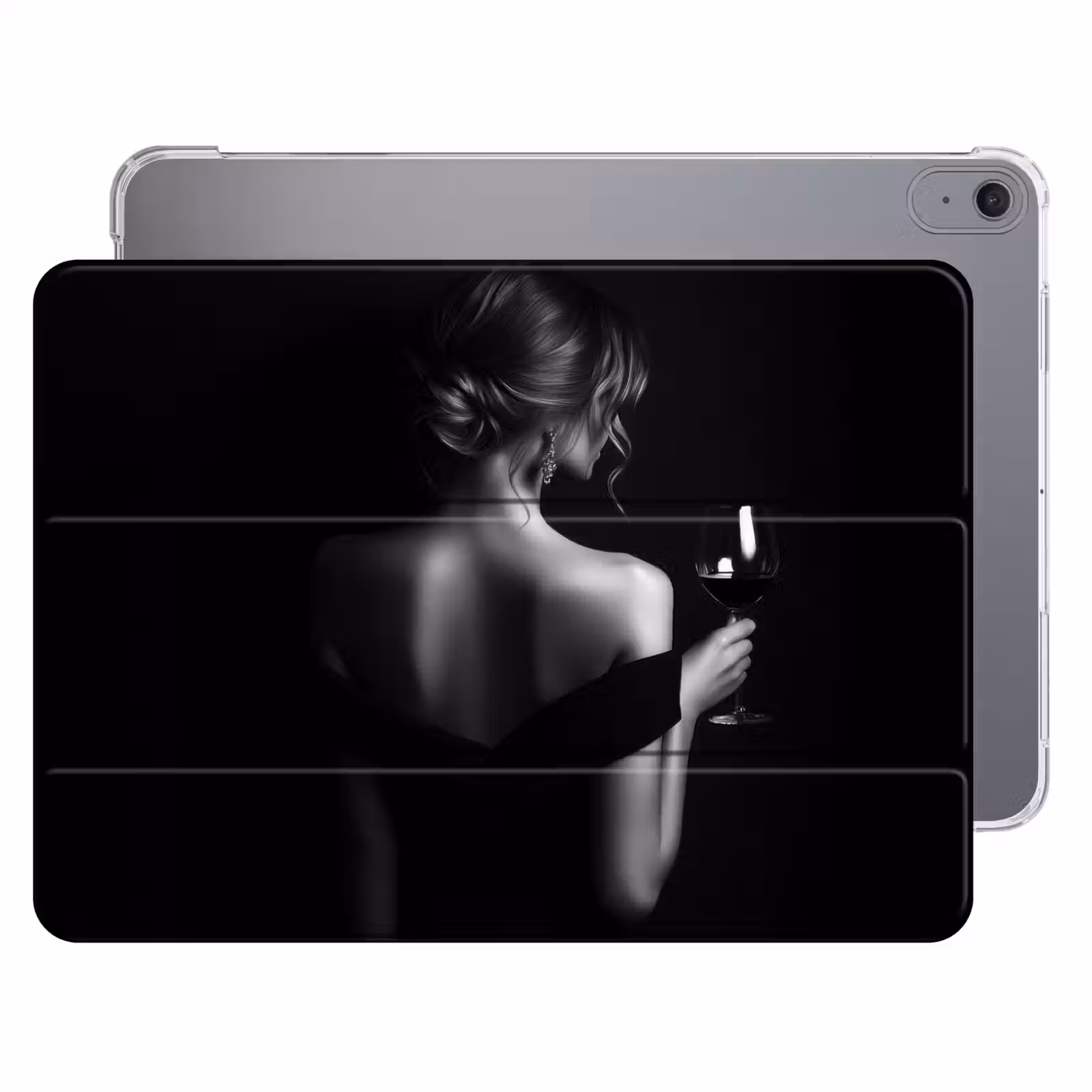 iPad hoes - Vrouw - Wijn - Jurk — 1