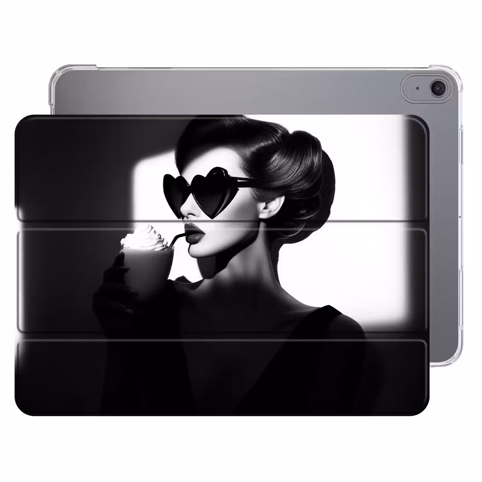 iPad hoes - Vrouw - Zwart - Hart — 1