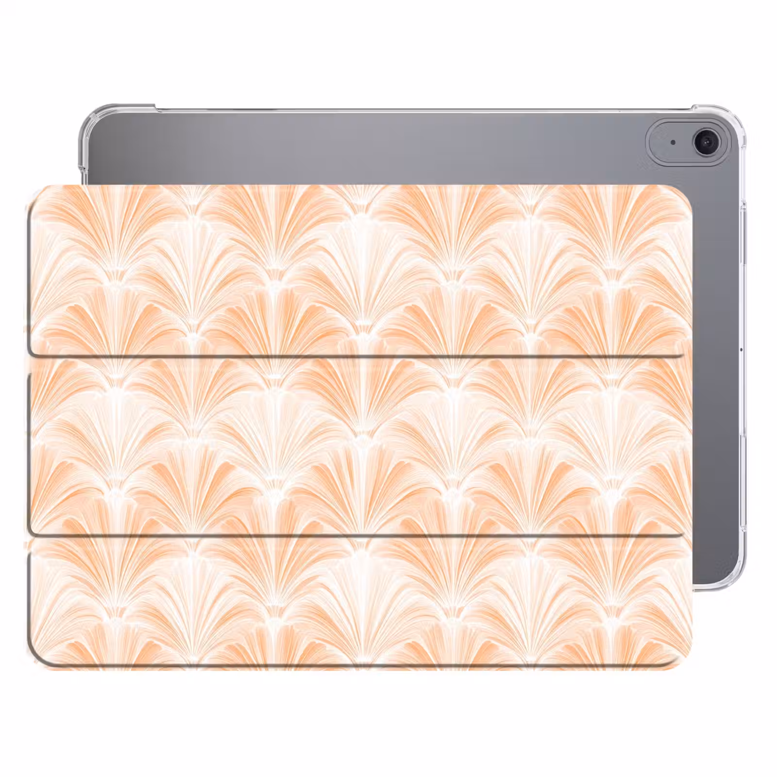 iPad hoes - Waaier - Patroon - Perzik — 1