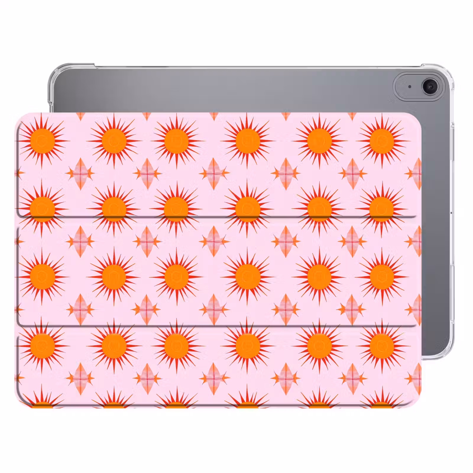 iPad hoes - Zon - Patroon - Roze — 1