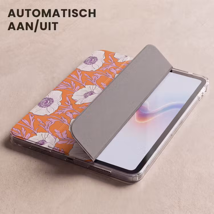 iPad hoes - Bloemen - Grafisch - Oranje — 5