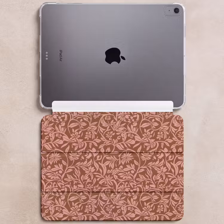 iPad hoes - Bloemen - Print - Roze — 6