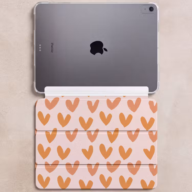 iPad hoes - Hartjes - Getekend - Oranje — 6