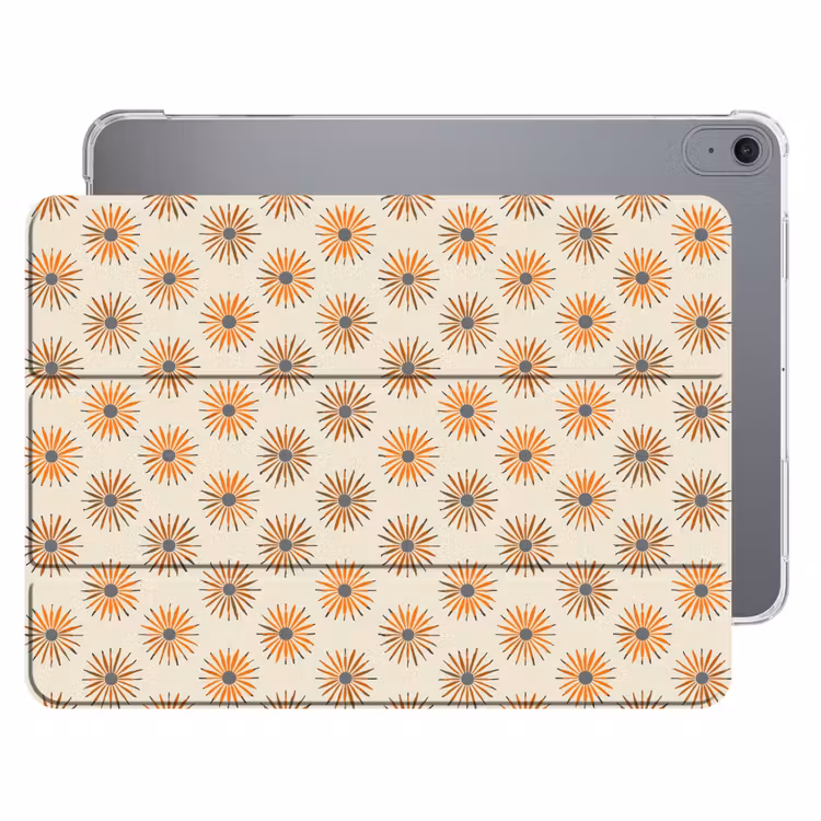 iPad hoes - Madelief - Patroon - Oranje — 1