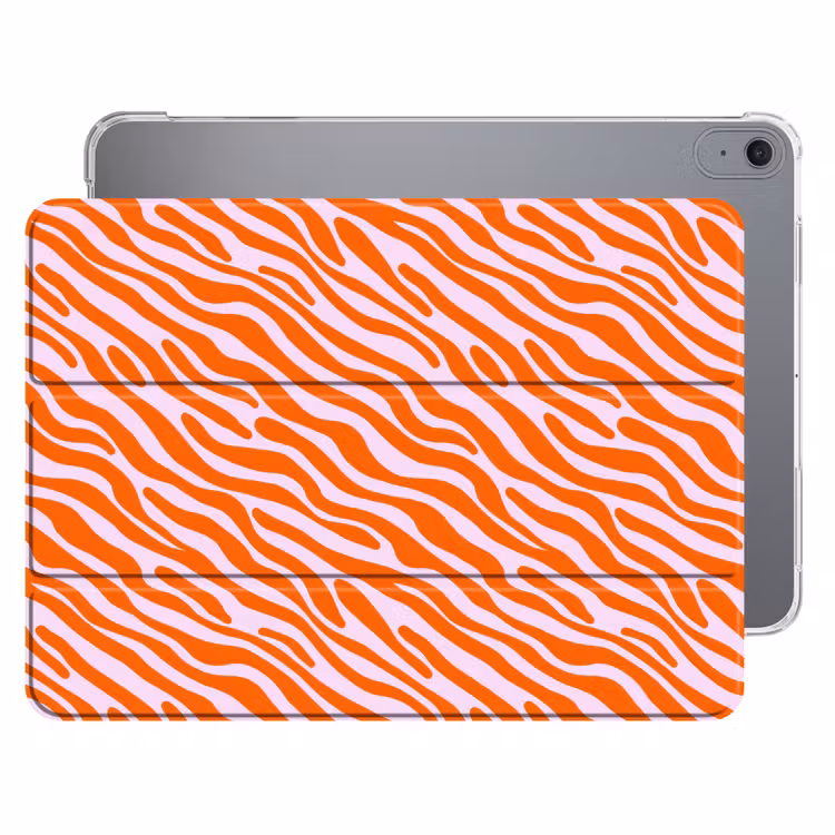 iPad hoes - Strepen - Dynamisch - Oranje — 1
