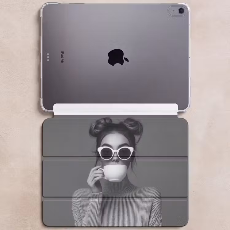 iPad hoes - Vrouw - Koffie - Zwart - Wit — 6