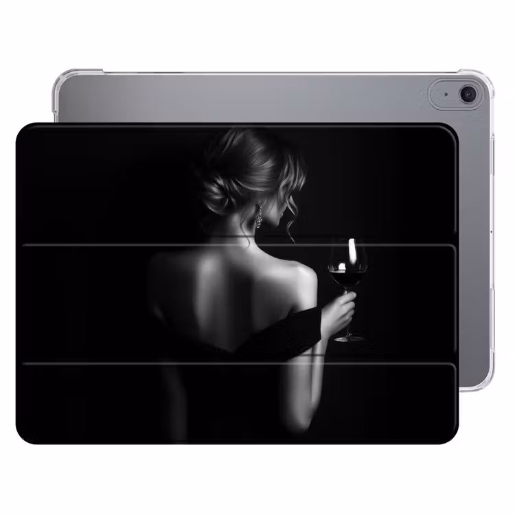 iPad hoes - Vrouw - Wijn - Jurk — 1