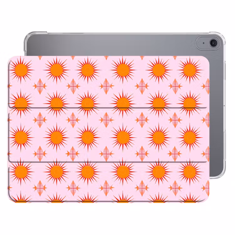 iPad hoes - Zon - Patroon - Roze — 1