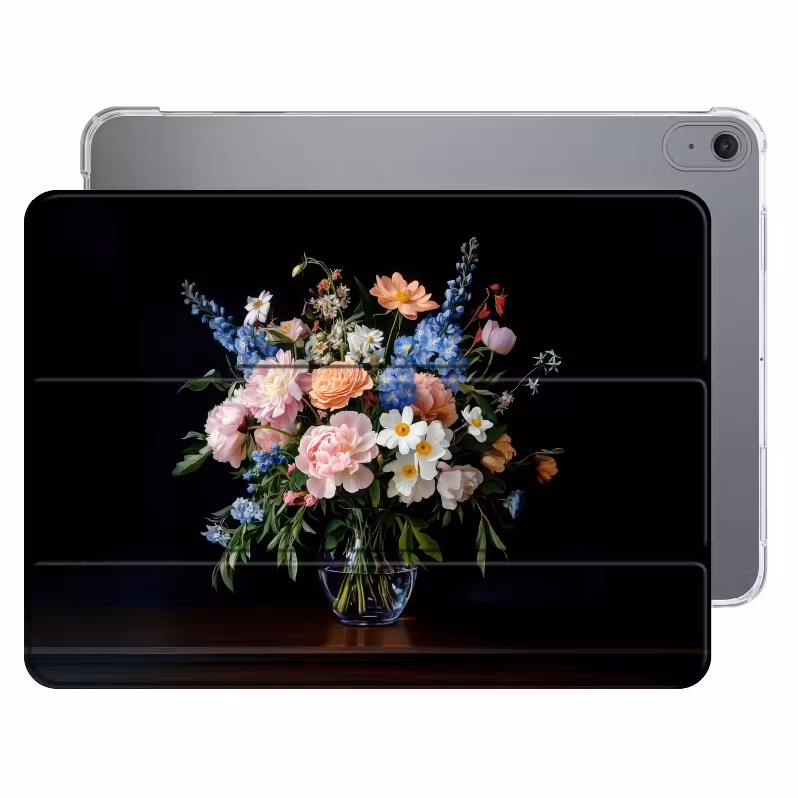 iPad hoes - Pastel - Bloemen - Glazen - Vaas — 1