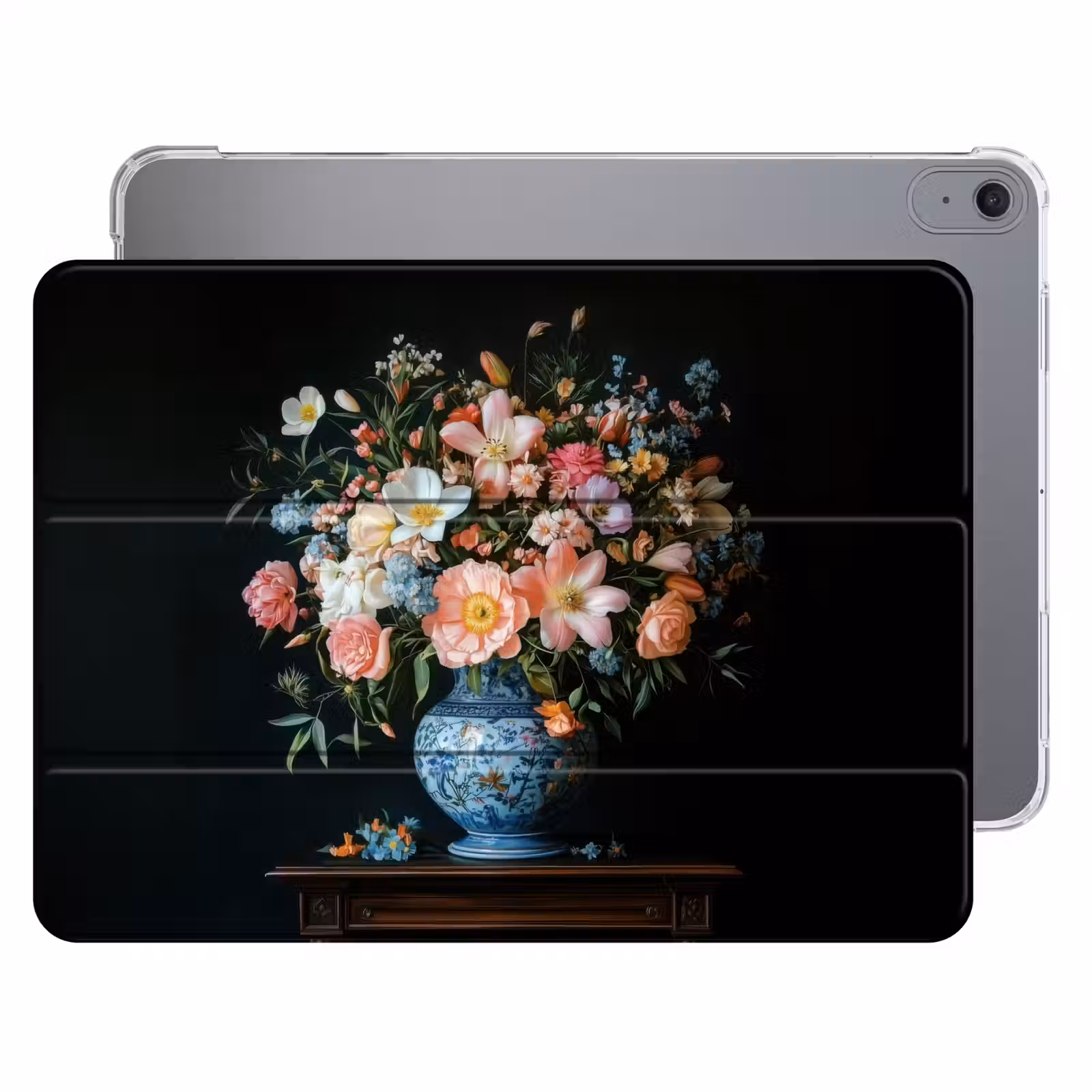 iPad hoes - Roze - Bloemen - Vaas - Kleuren — 1