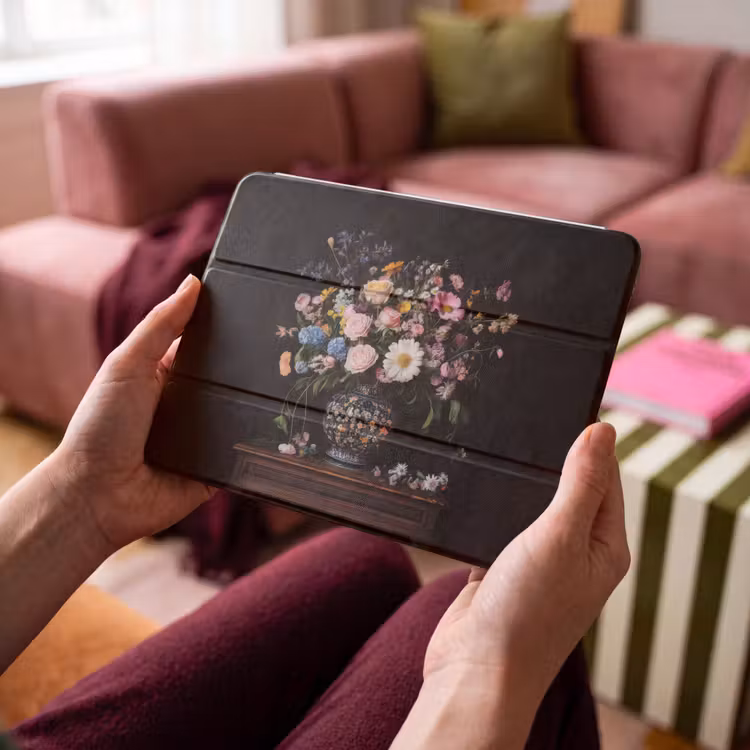 iPad hoes - Bloemenvaas - Hout - Bloemen - Boeket — 4