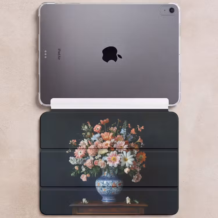 iPad hoes - Hout - Vaas - Kleuren - Bloemen — 6