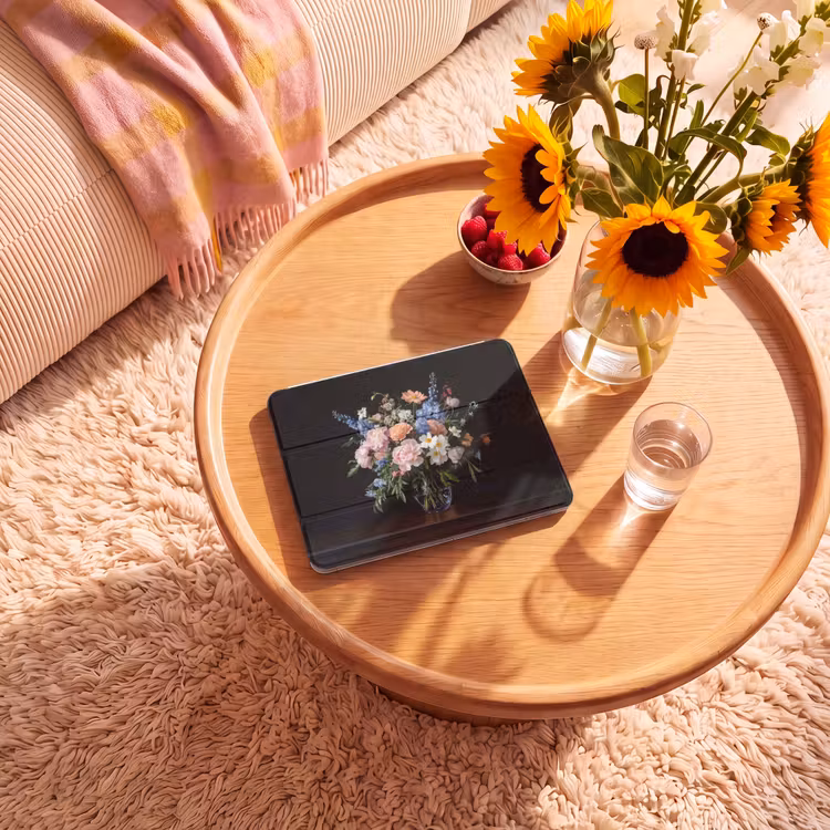 iPad hoes - Pastel - Bloemen - Glazen - Vaas — 2