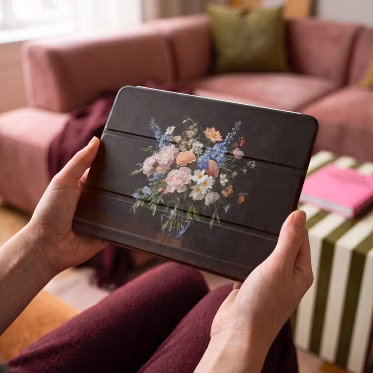 iPad hoes - Pastel - Bloemen - Glazen - Vaas — 4