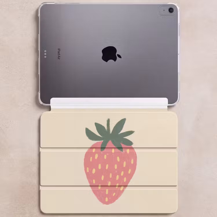 iPad hoes - Aardbei - Minimalistisch - Rood - Fruit — 6
