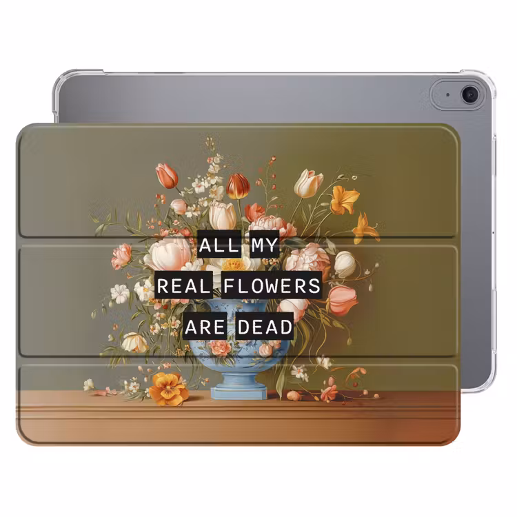 iPad hoes - Bloem - Quote - Vintage - Art — 1