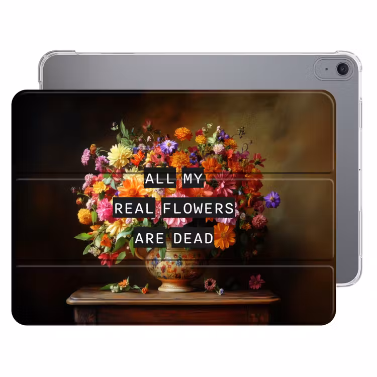 iPad hoes - Kleur - Bloemen - Vintage - Bloemenvaas — 1