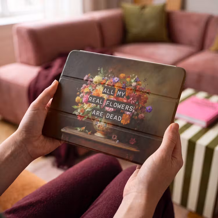 iPad hoes - Kleur - Bloemen - Vintage - Bloemenvaas — 4