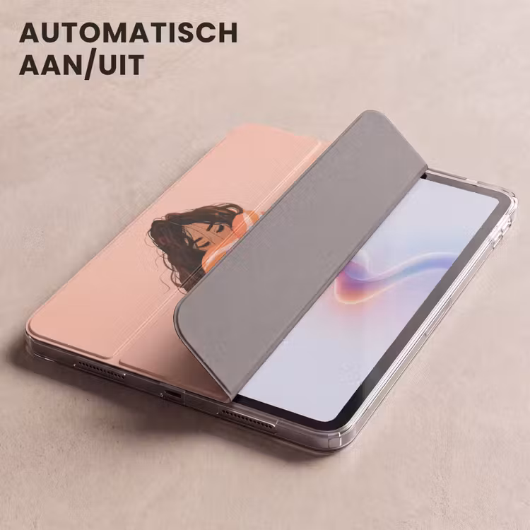 iPad hoes - Meisje - Deken - Gestreept - Oranje — 5