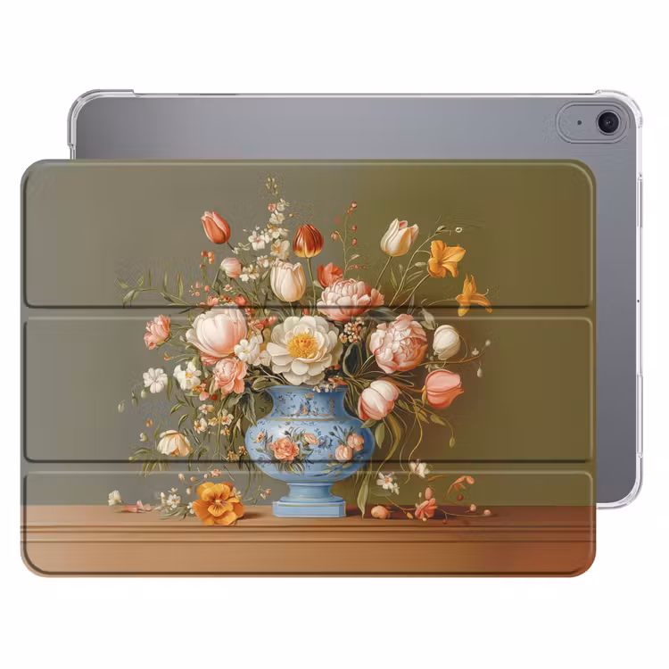 iPad hoes - Neutral - Bloemen - Boeket - Vaas — 1