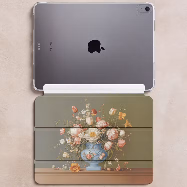 iPad hoes - Neutral - Bloemen - Boeket - Vaas — 6