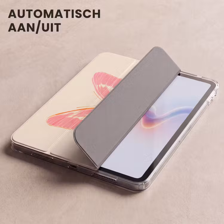 iPad hoes - Oranje - Vlinder - Minimalistisch — 5