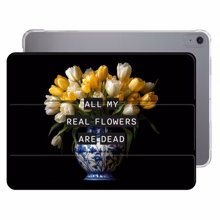 iPad hoes - Quotes - Bloem - Tulp - Geel — 1
