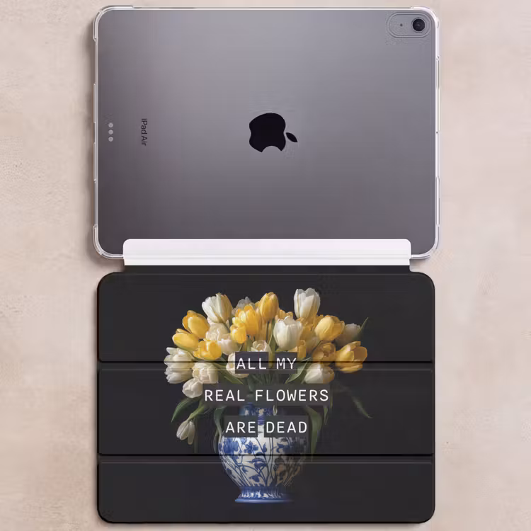 iPad hoes - Quotes - Bloem - Tulp - Geel — 6