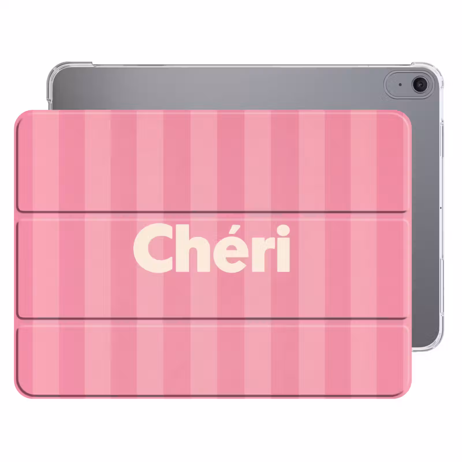 iPad hoes - Gestreept - Roze - Chéri — 1