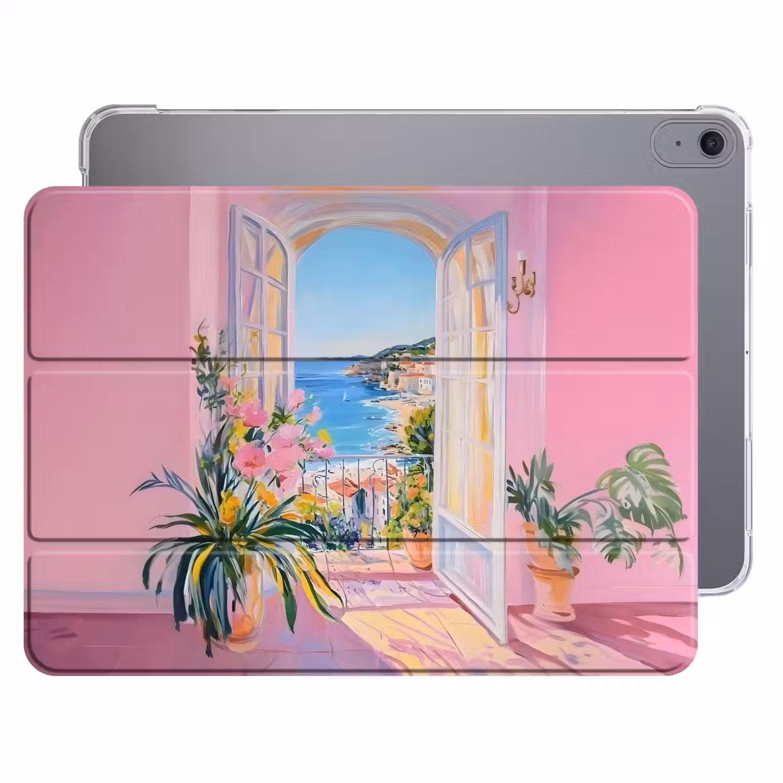 iPad hoes - Roze - Buiten - Verf — 1
