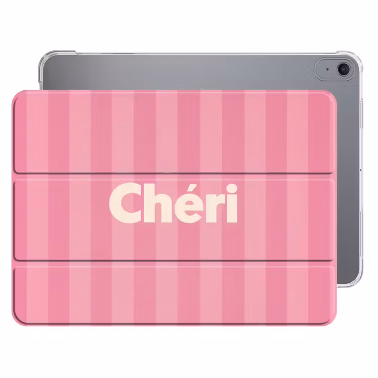 iPad hoes - Gestreept - Roze - Chéri — 1