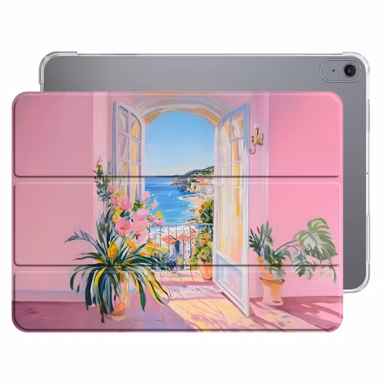 iPad hoes - Roze - Buiten - Verf — 1