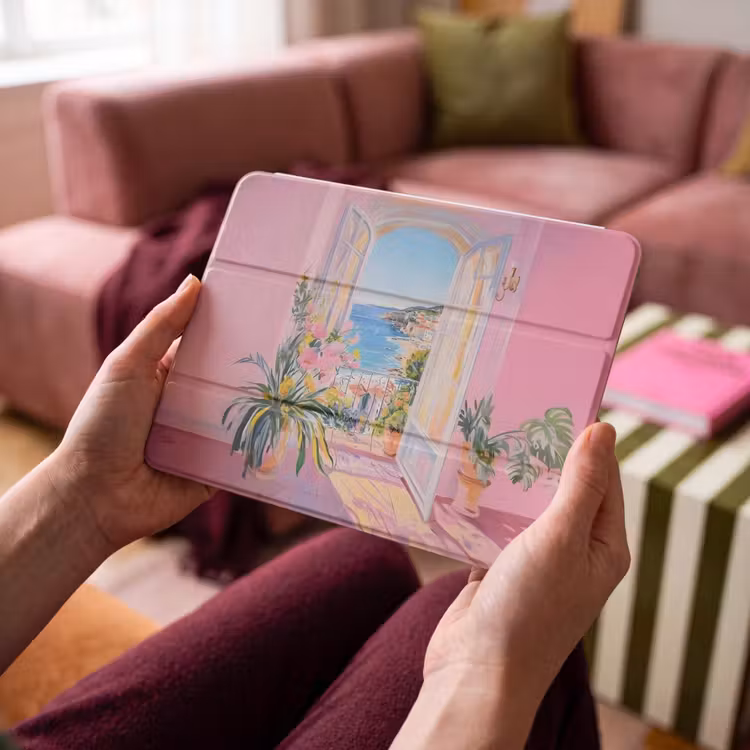 iPad hoes - Roze - Buiten - Verf — 4