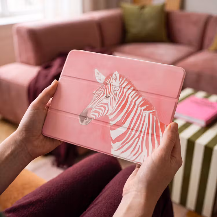 iPad hoes - Zebra - Pink - Verf — 4