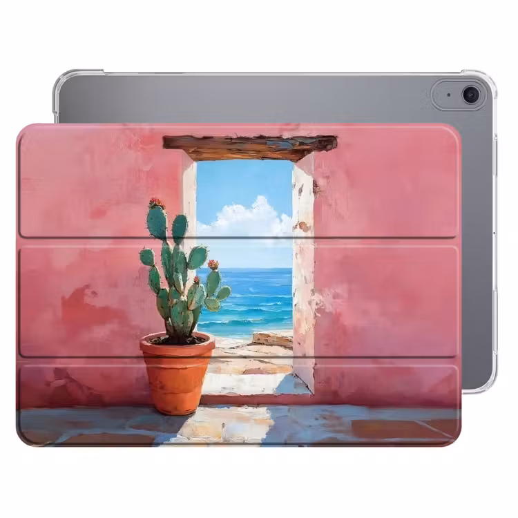 iPad hoes - Zee - Roze - Cactus — 1