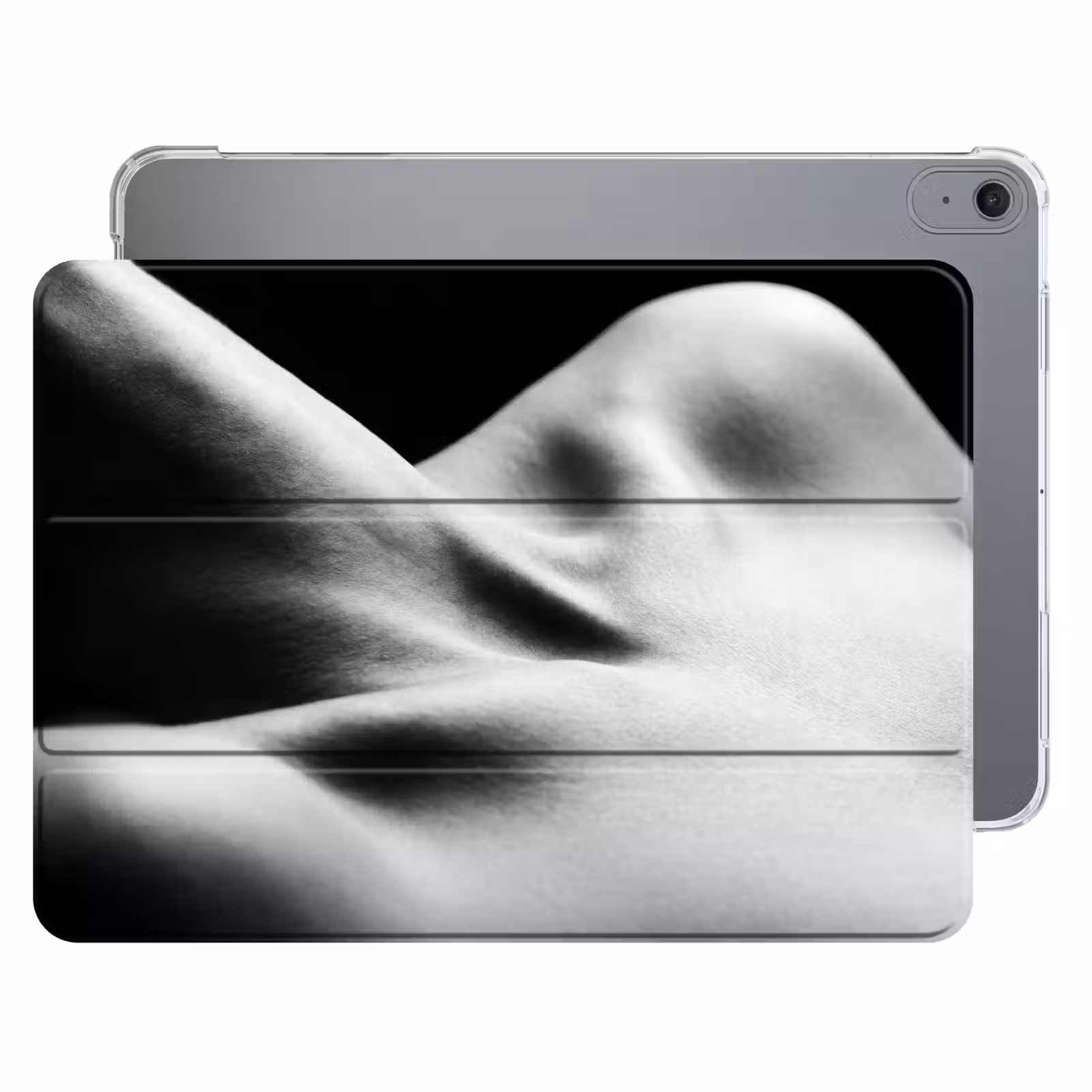 iPad hoes - Lichaam - Vormen - Abstract - Zwart - Wit - Sensueel — 1