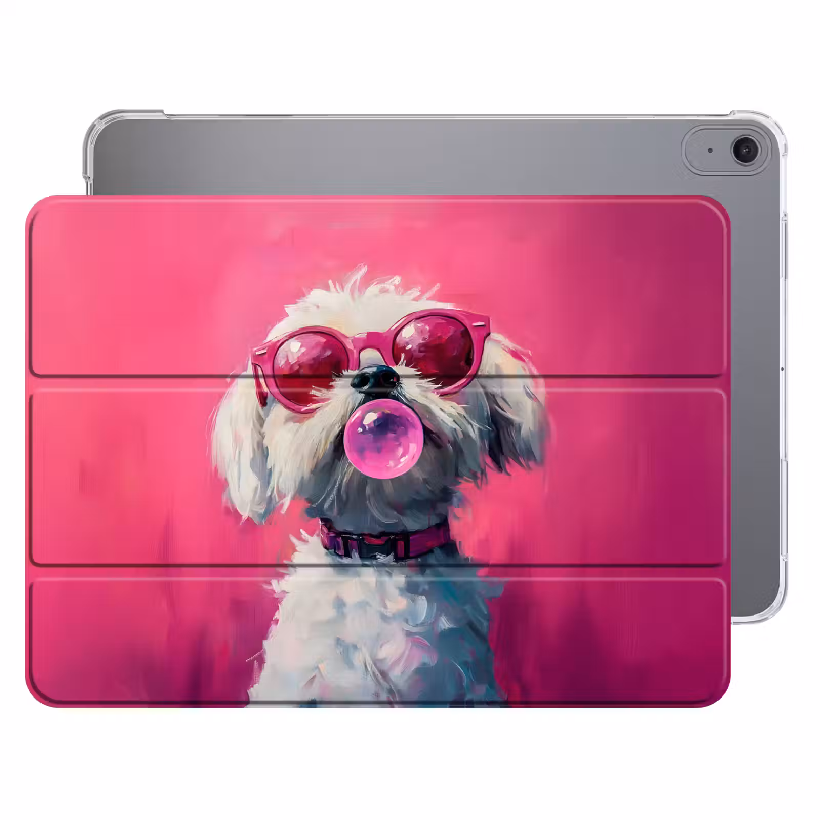 iPad hoes - Pink - Hond - Bubbel — 1