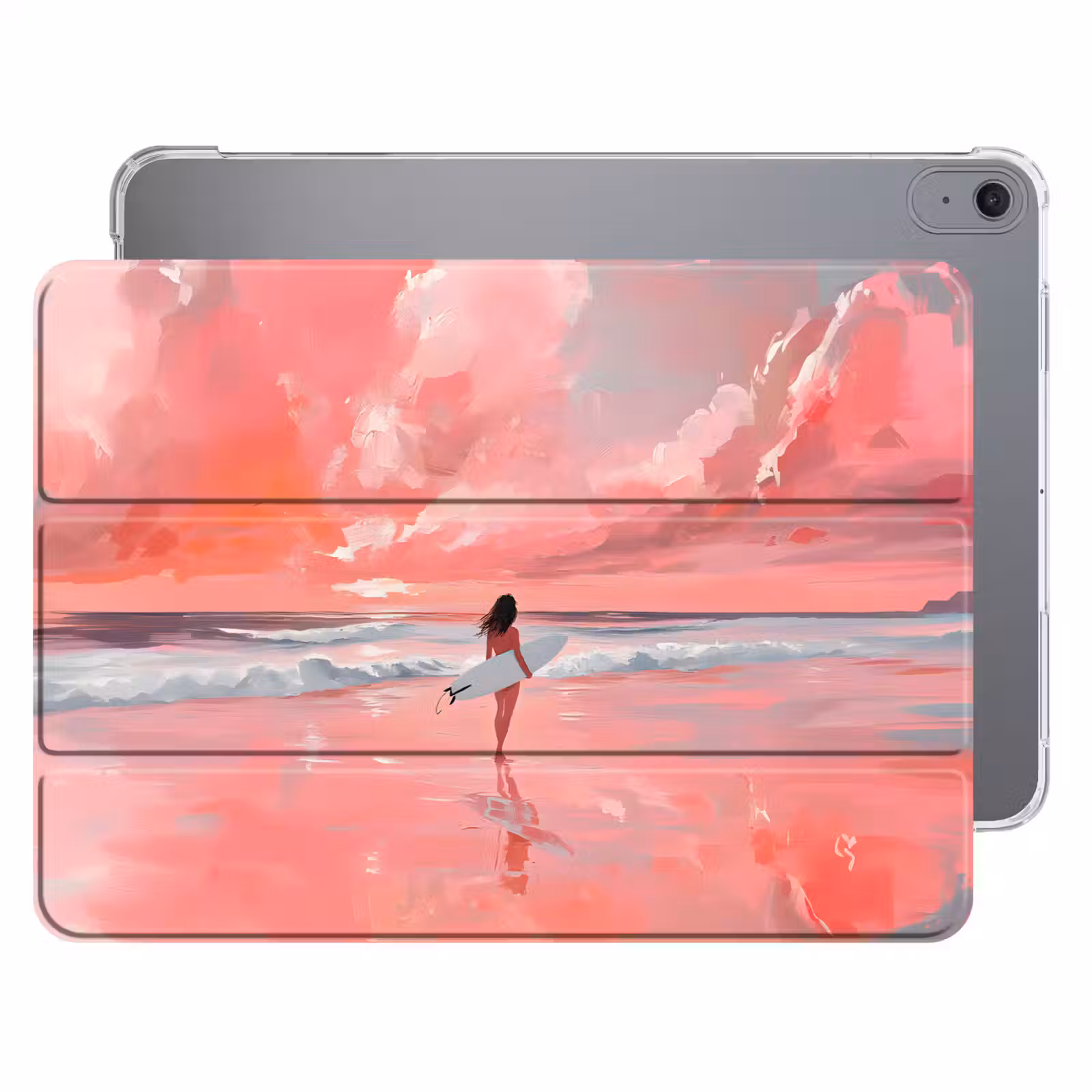 iPad hoes - Roze - Surfen - Zee — 1