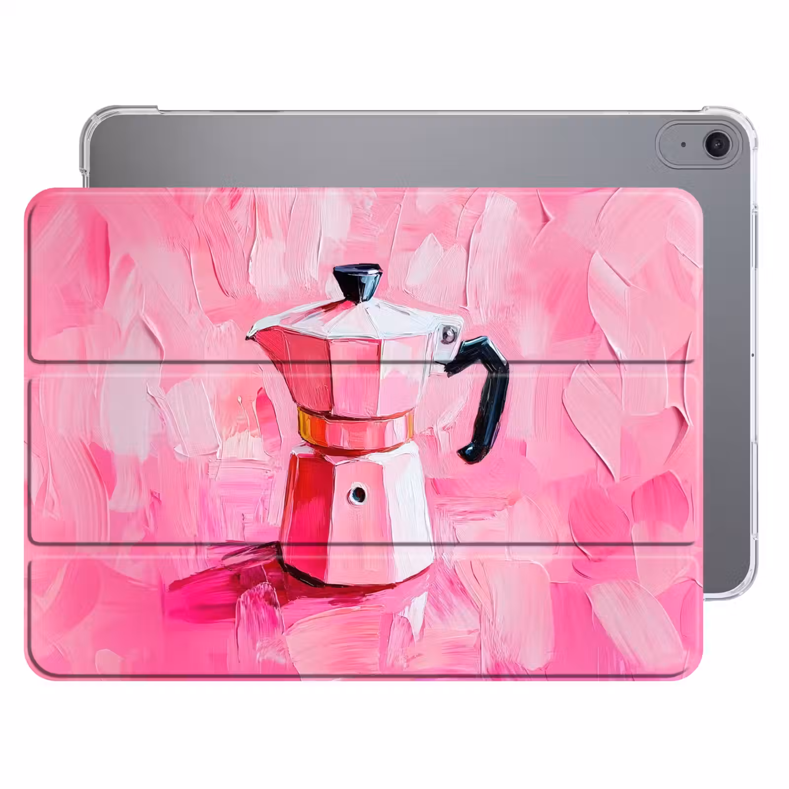 iPad hoes - Roze - Verf - Coffee — 1