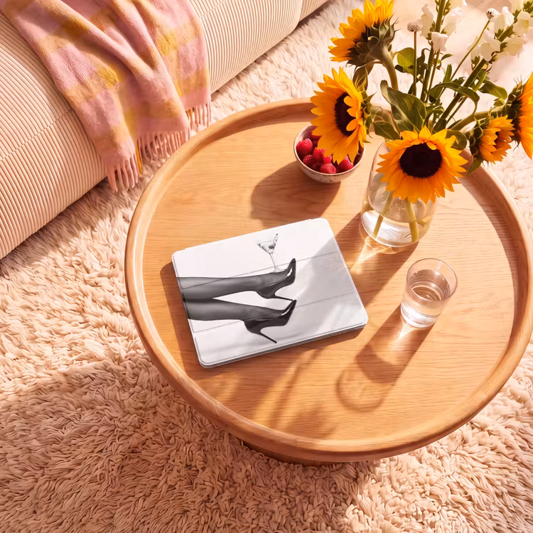 iPad hoes - Benen - Hakken - Glas - Zwart - Wit - Speels — 2