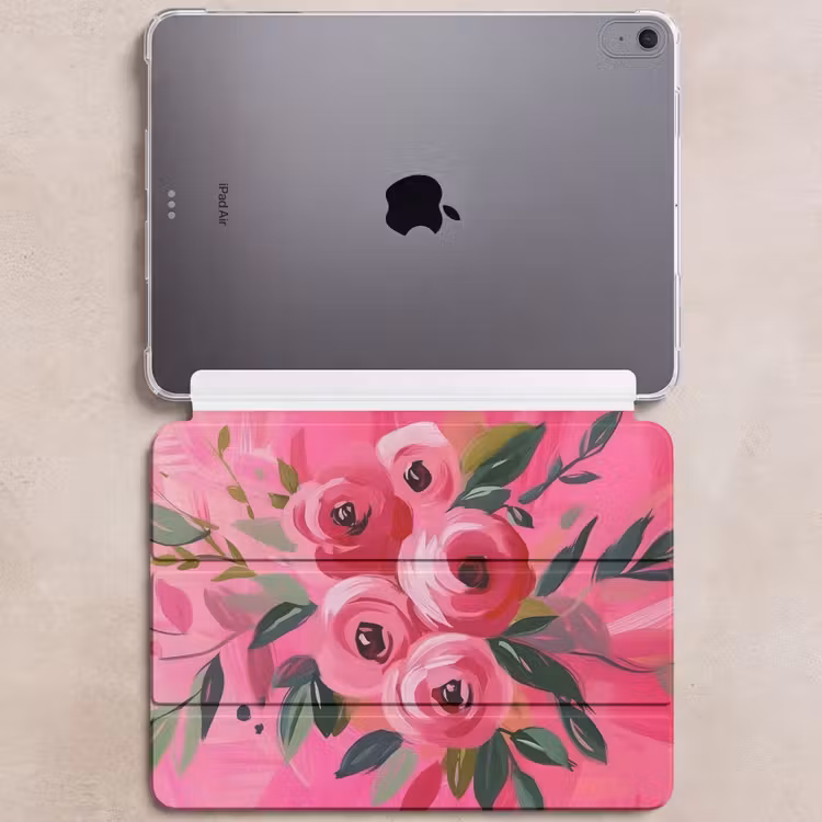 iPad hoes - Bloemen - Verf - Roze — 6